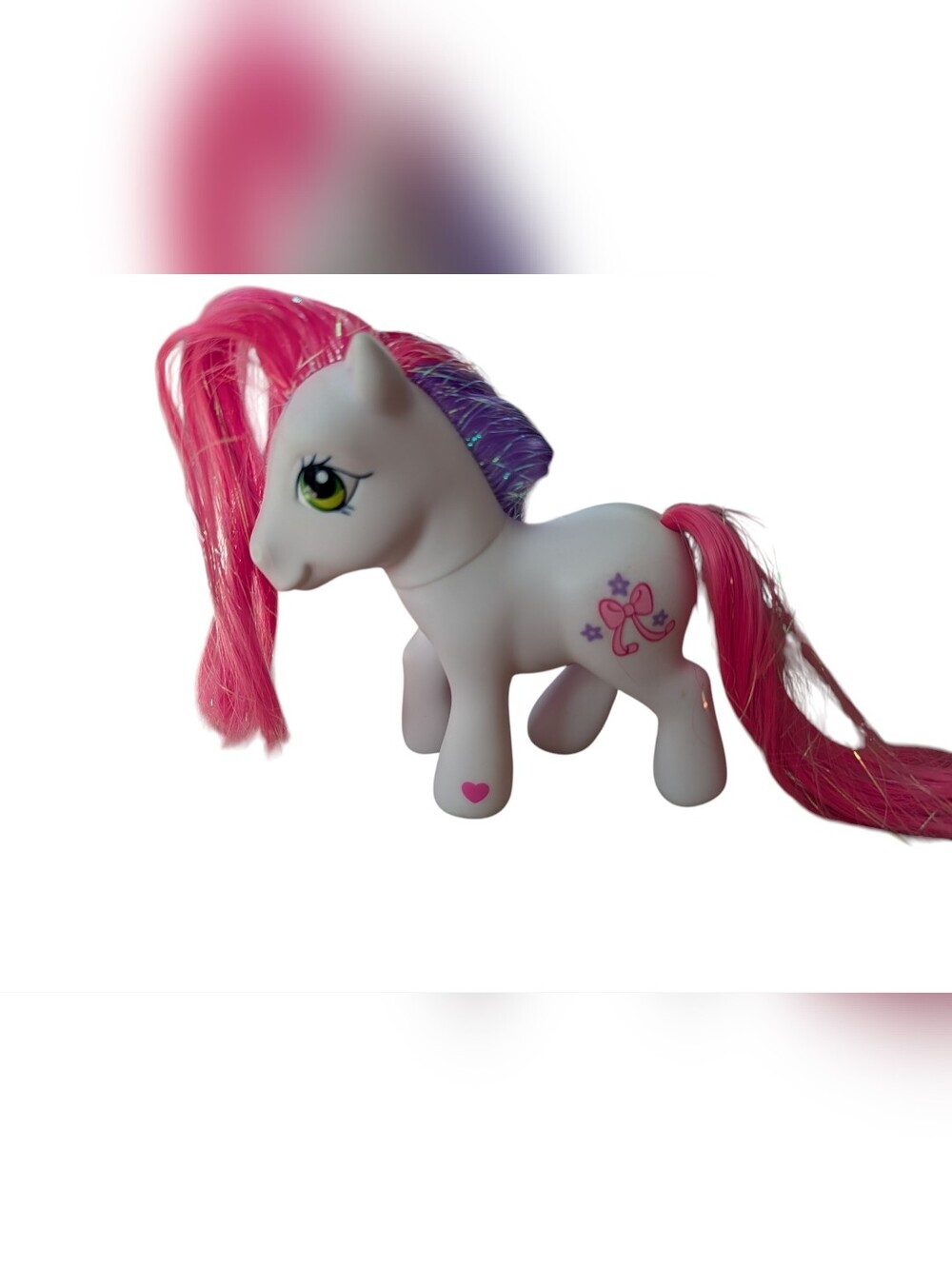 Vintage My Little Pony G3 Cute Curtsey White 2003 Hasbro MLP